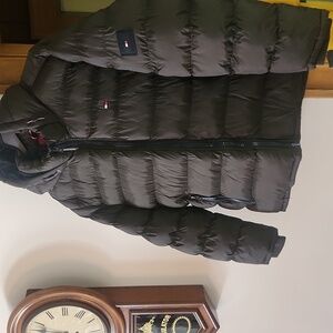 TOMMY HILFIGER XXL Men's Winter Puffer Jacket With Hood